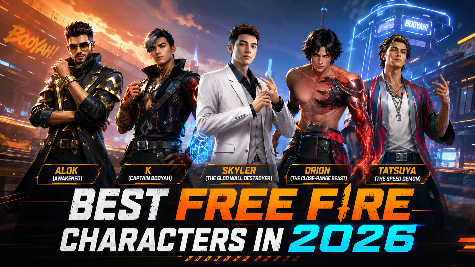 Best Free Fire Characters in 2026
