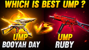 Comparing the first Free Fire gun skin to modern Evo guns