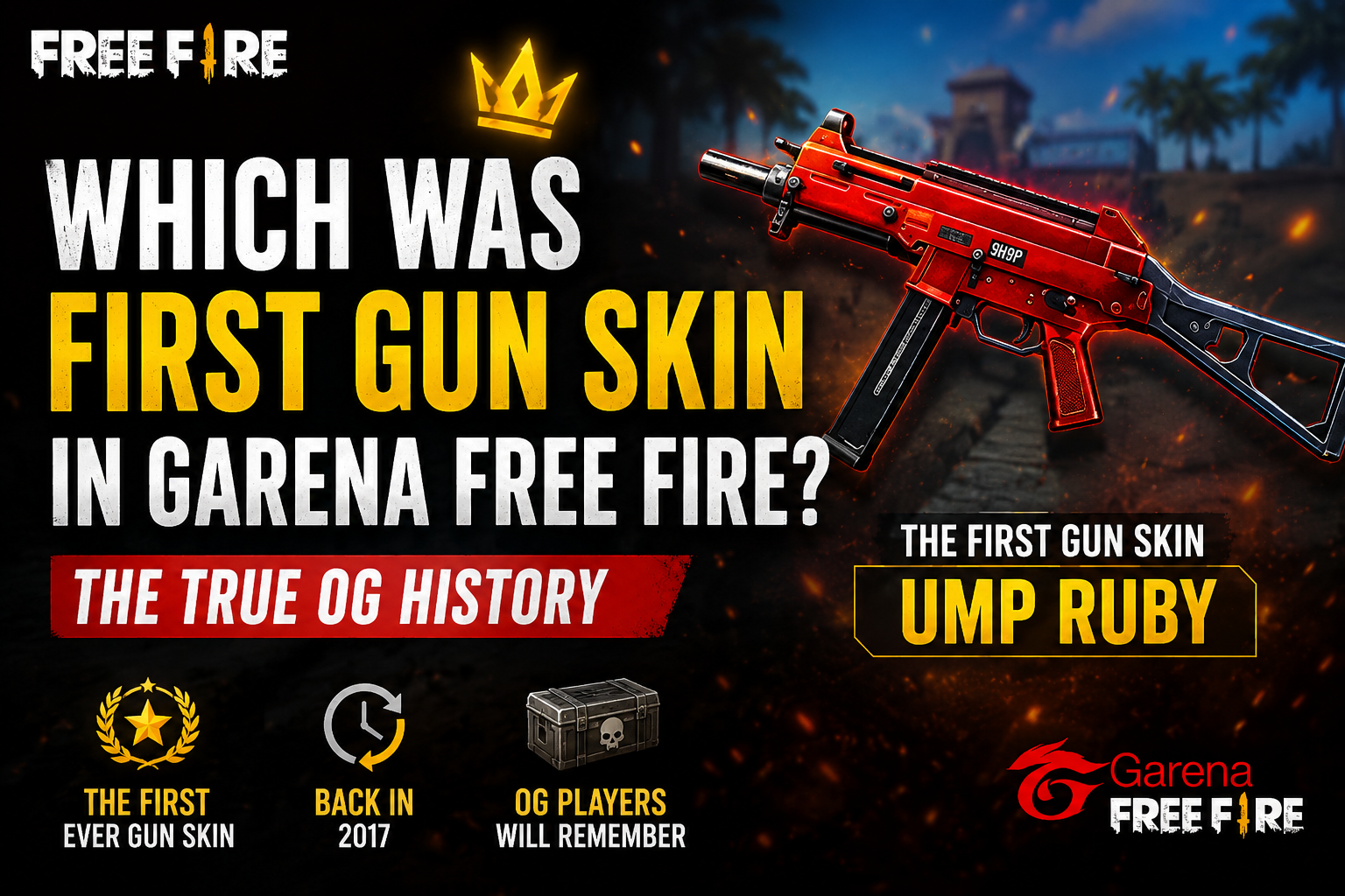 Which Was First Gun Skin in Garena Free Fire? The True OG History