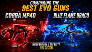Comparing the best Evo guns Blue Flame Draco and Cobra MP40