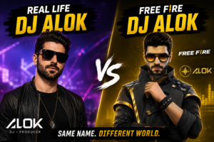 Real life DJ Alok compared to Garena Free Fire character