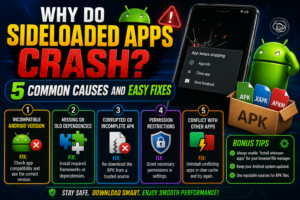 Why Do Sideloaded Apps Crash? 5 Common Causes and Easy Fixes