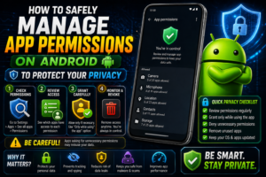 How to Safely Manage App Permissions on Android to Protect Your Privacy
